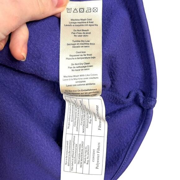 Merrell Womens XS Select Regulate 1/4 Snap Quilted Pullover Fleece Purple TF - Picture 9 of 11